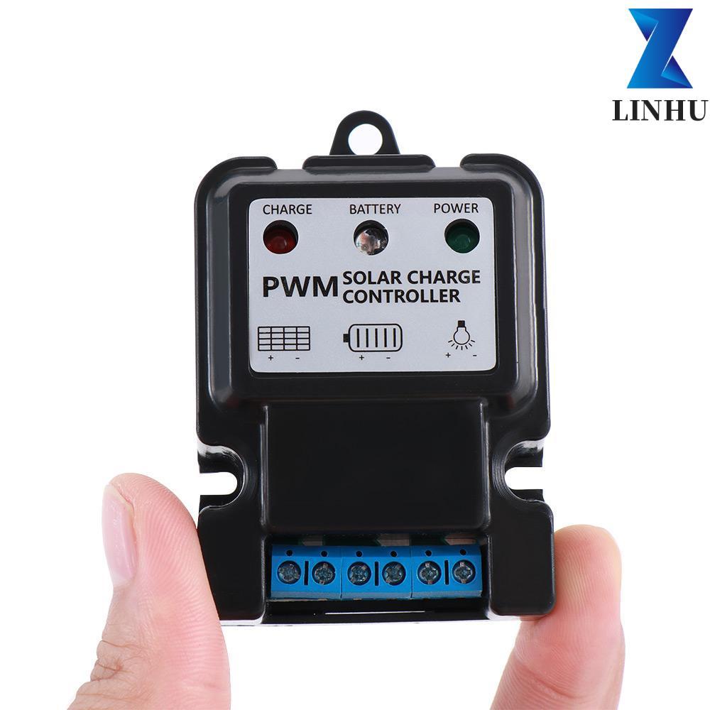 Bộ sạc pin LINHU Cải tiến nhà Bộ điều khiển hữu ích Bộ điều khiển năng lượng mặt trời tự động 6V 12V