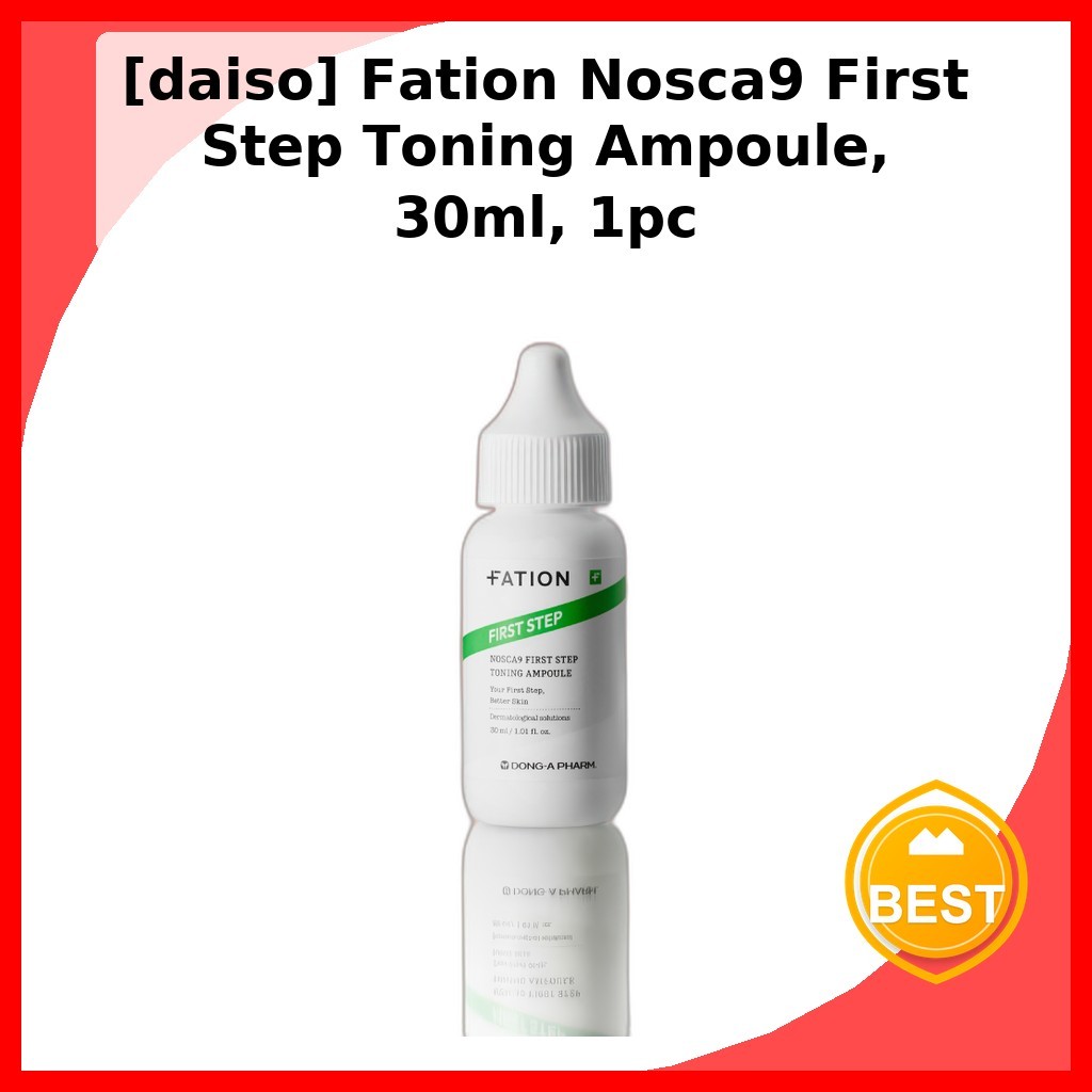 [daiso] Fation Nosca9 First Step Toning Ampoule, 30ml, 1 cái / Hàn Quốc Toning Ampoule / Skin Balanc