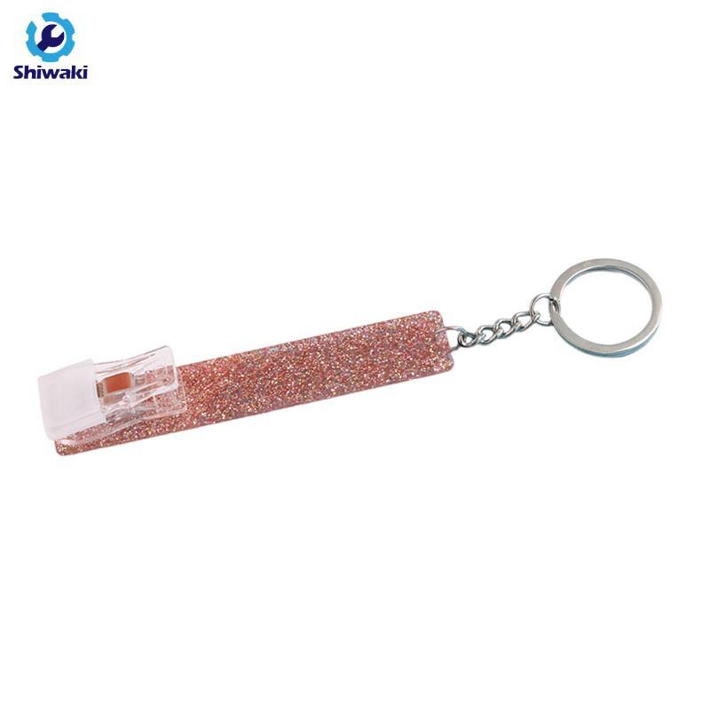 Dụng cụ lấy thẻ tín dụng, Móc khóa kéo thẻ tín dụng, Acrylic không tiếp xúc cho móng tay dài, Dụng c