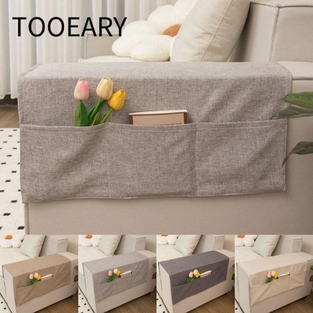Túi đựng tay sofa TOOEARY, Bộ sắp xếp tay vịn ghế sofa mềm chống bụi, 40x110 60x110 Polyester có thể