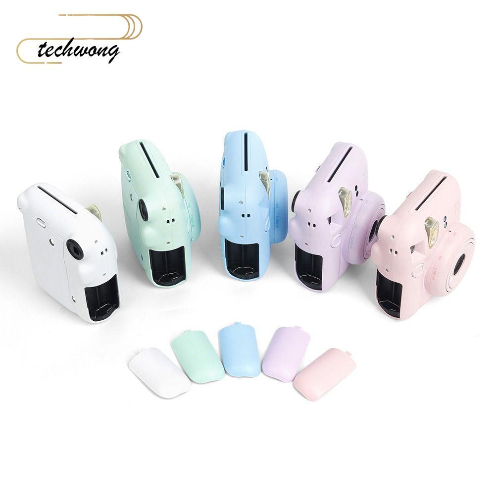 Vỏ pin TECHWONG, Phụ kiện máy ảnh tức thì Pin Nắp bên, Thay thế PVC đầy màu sắc cho Fujifilm Instax 