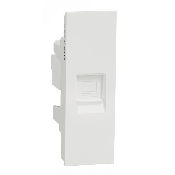 (Freeship) (SE) Ổ cắm mạng cat6e - size S - Trắng - IP20 - Schneider Electric - M3T1RJ6M_WE