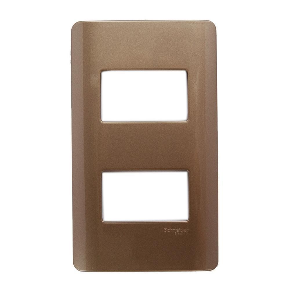 (Feeship) (SE) Mặt che cho 2 thiết bị size S dòng Zencelo A - Schneider Electric - A8402S_WE_G19 A84