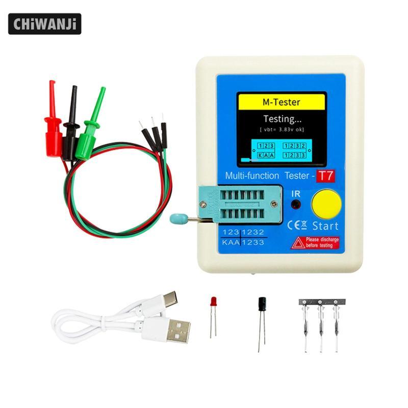 CHiWANji Lcr Meter Transistor Meter Lcr Lcr-t7 Máy kiểm tra thành phần đa chức năng cho PNP