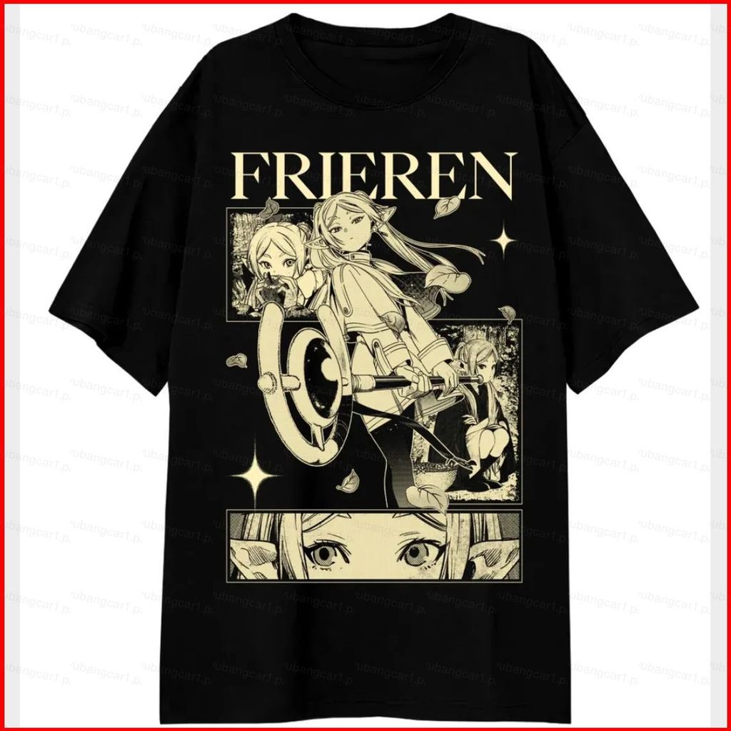 Áo Thun Tay Ngắn Frieren Beyond Journey's End Anime Design - Xu Hướng Thời Trang Mùa Hè