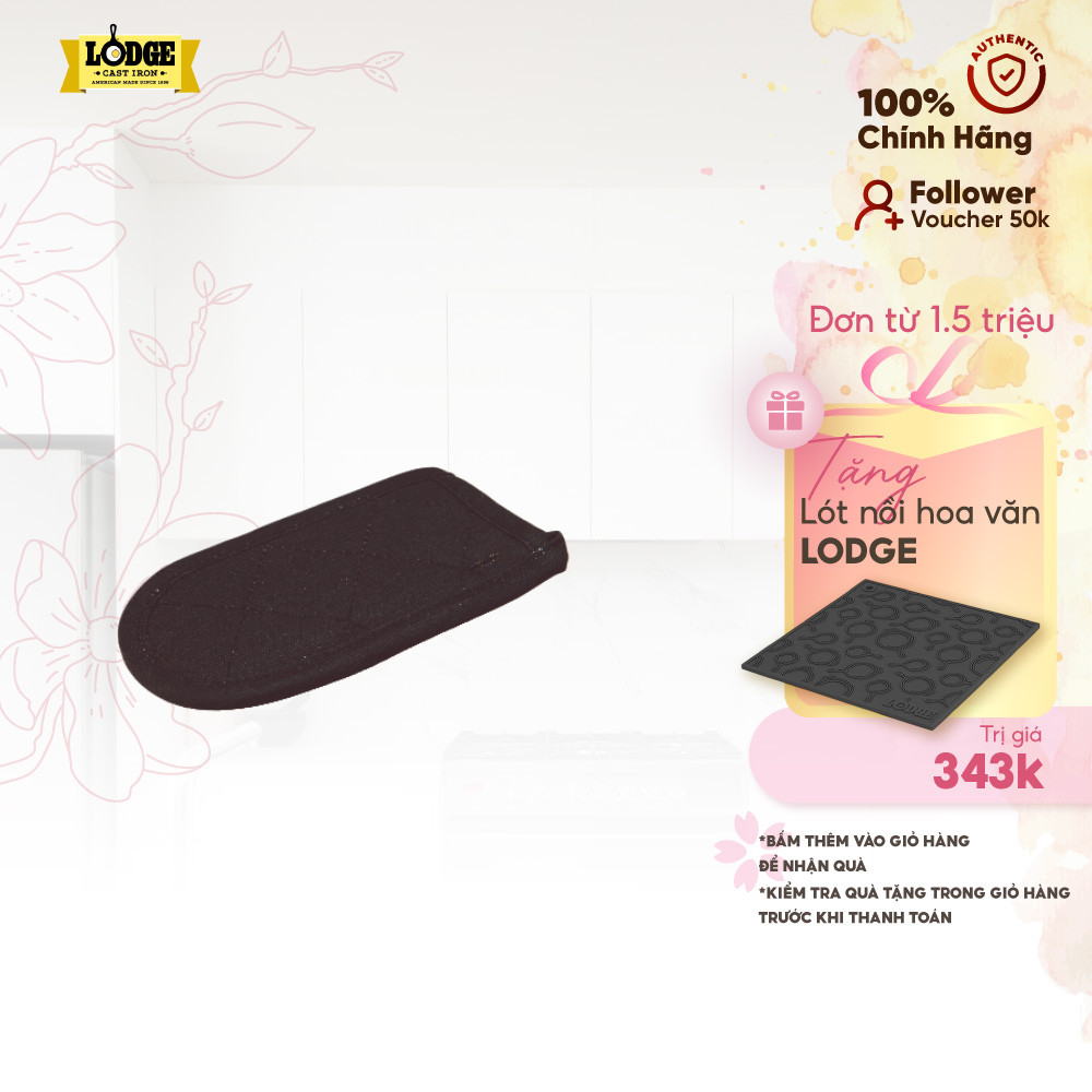 Lodge - Bao tay chống nóng màu đen