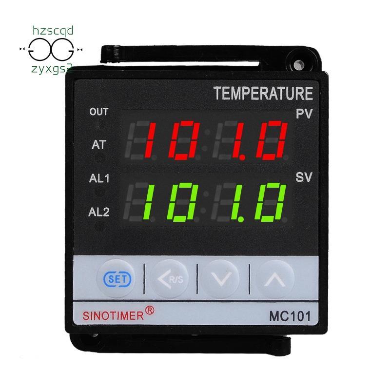 MC101 Màn hình kỹ thuật số Bộ điều khiển nhiệt độ PID Chế độ C / Fahrenheit Đầu dò cảm biến đầu vào 