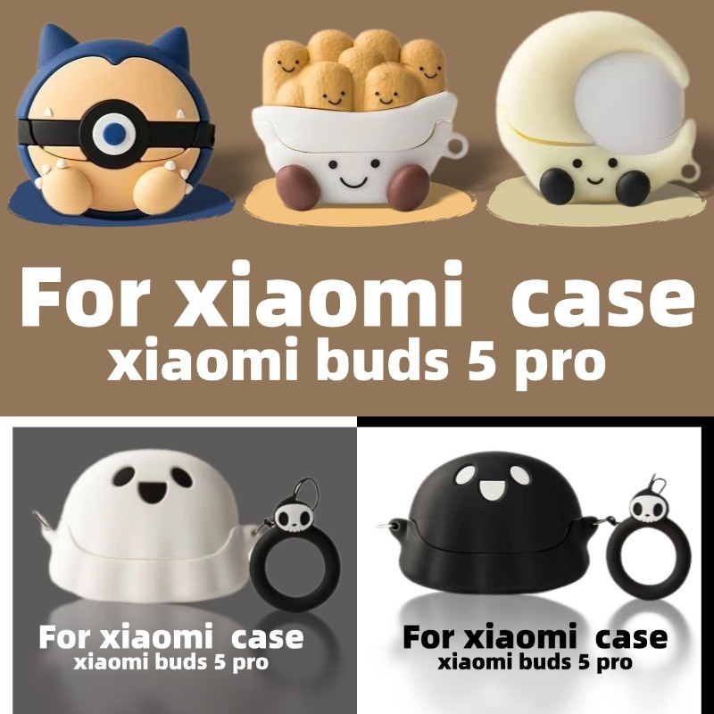 Dành Cho Xiaomi Buds 5 Pro Vỏ Tai Nghe Chống Sốc Xiaomi Buds 5 Pro Vỏ Silicon Chống Sốc
