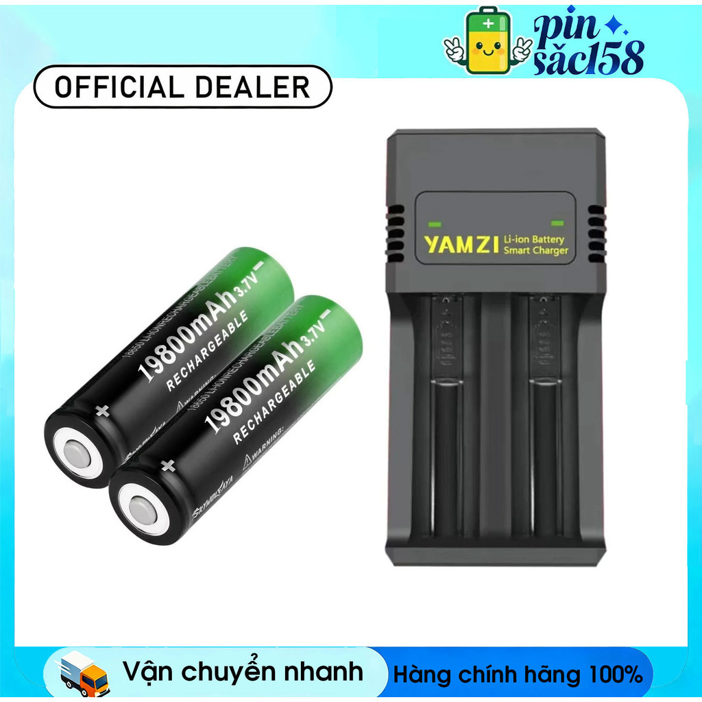 18650 Battery Rechargeable Battery 3.7V 18650 19800mAh Capacity Li-ion Rechargeable Battery For Flas
