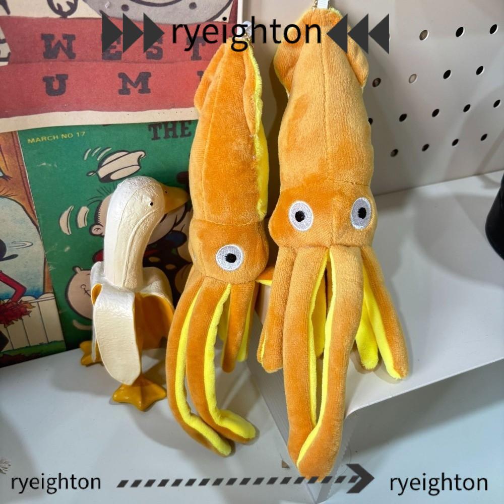 Động vật nhồi bông RYEIGHTON, Phim hoạt hình Ocean Series Octopus Plush Toy, Túi dễ thương Quà tặng 