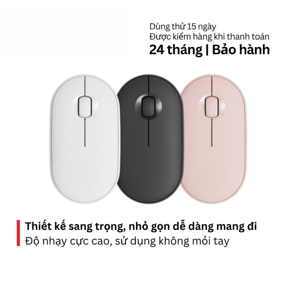 Chuột bluetooth M350 không dây silent click siêu nhạy phù hợp với cho máy tính / điện thoại / ipad