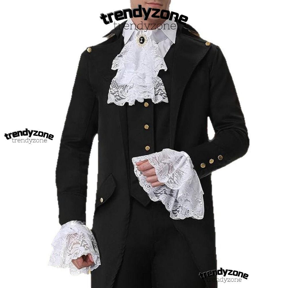 Trendyzona A0 - Ren Jabot cổ phong cách vintage, phù hợp trang phục steampunk và sự kiện