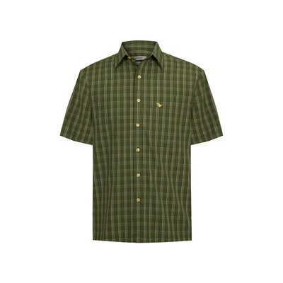 Áo sơ mi ngắn tay vạt ngang VIETTIEN SMART CASUAL vải Polyester form REGULAR VT00000724