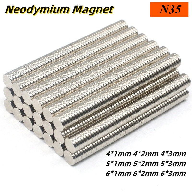 Nam châm nhỏ Đĩa tròn Trái đất Nam châm Neodymium NdFeB N35 Nam châm tủ lạnh Nam châm gia đình