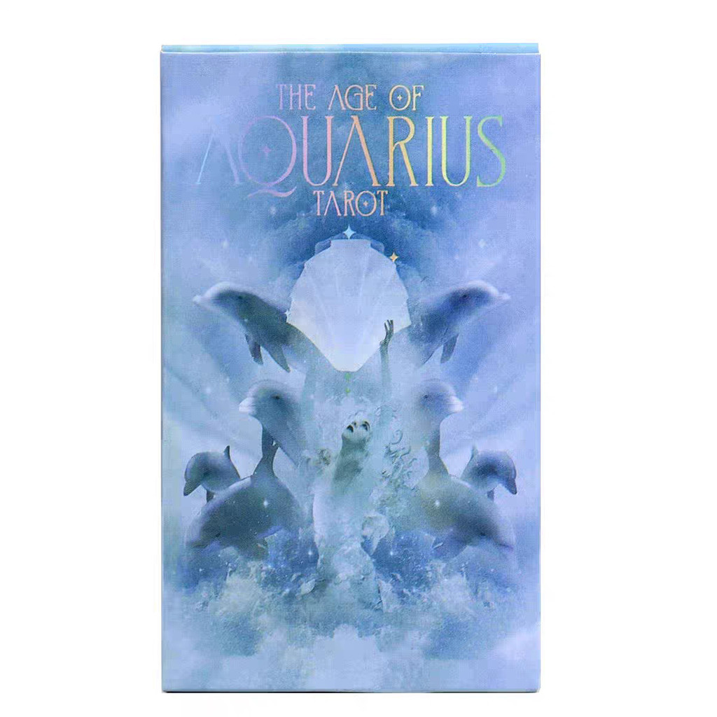 Hàng sẵn có Vận chuyển nhanh Phong cách mới Aquarius Tarot The Age of Aquarius Tarot Thẻ tiếng Anh21