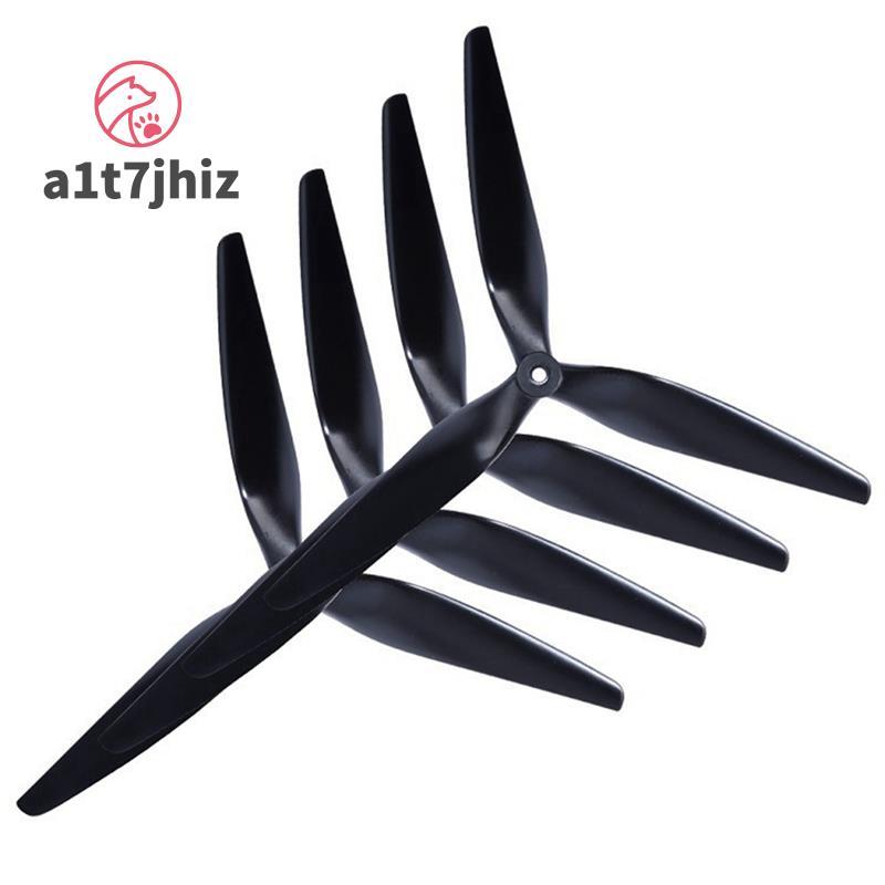 4 Cánh Cụ 10X5X3 10inch 3 Lưỡi Đen Carbon Gia Cố Nylon Cánh Quạt Cho RC FPV Drone Phụ Kiện