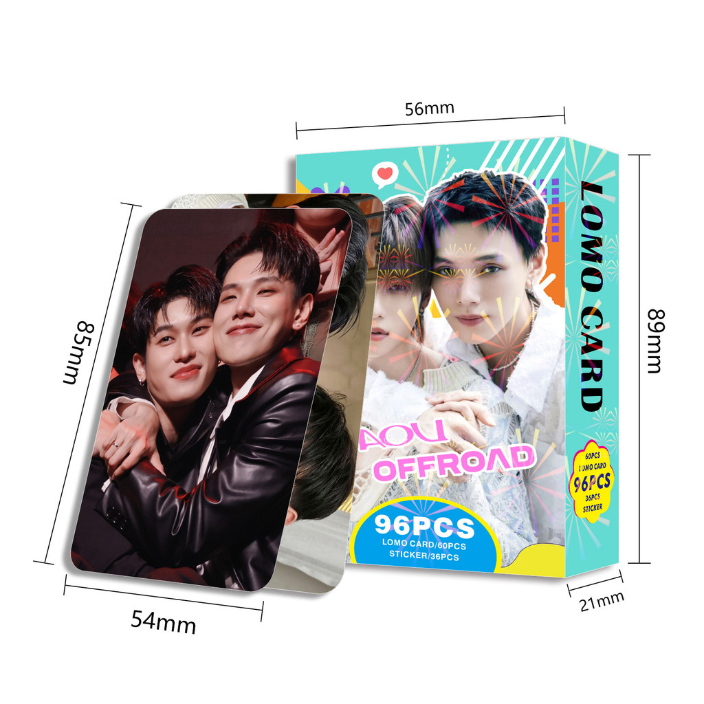 92-96 chiếc Thái Star DAOUOFFROAD GMMTV KengNamping Khemjira Dòng Lomo Cards BrightWin TAYNEW JASP.E