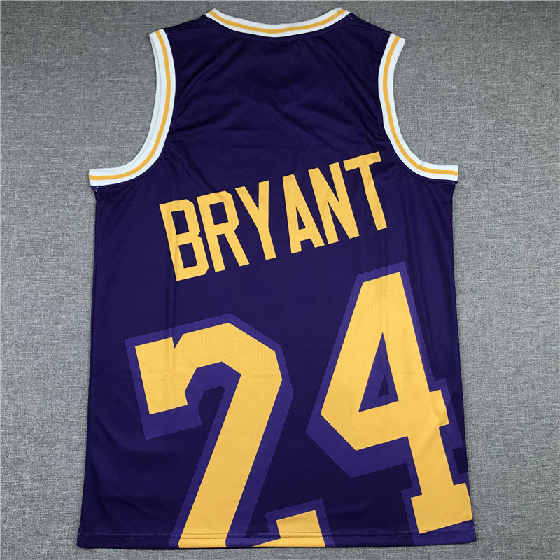 Lakers Mỹ#训练篮球服MImpresión Dòn Dra Nbigface No. Kobe Lakers Brent