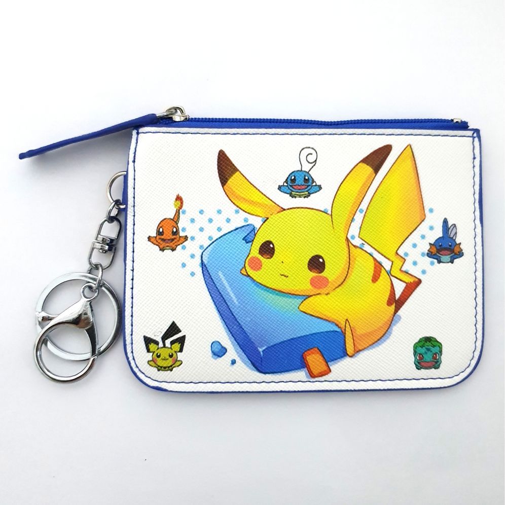 Pocket Monster Pokemon Go Pikachu: Ezlink Card Pass Holder Coin Purse Key Ring