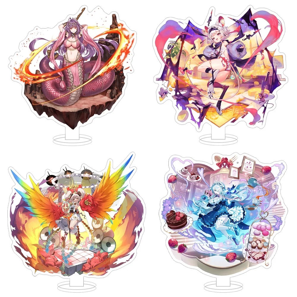 Mô hình Standee Anime Monster Musume TD nhân vật Teruru Ather Soleia Argyro mica acrylic trong suốt 