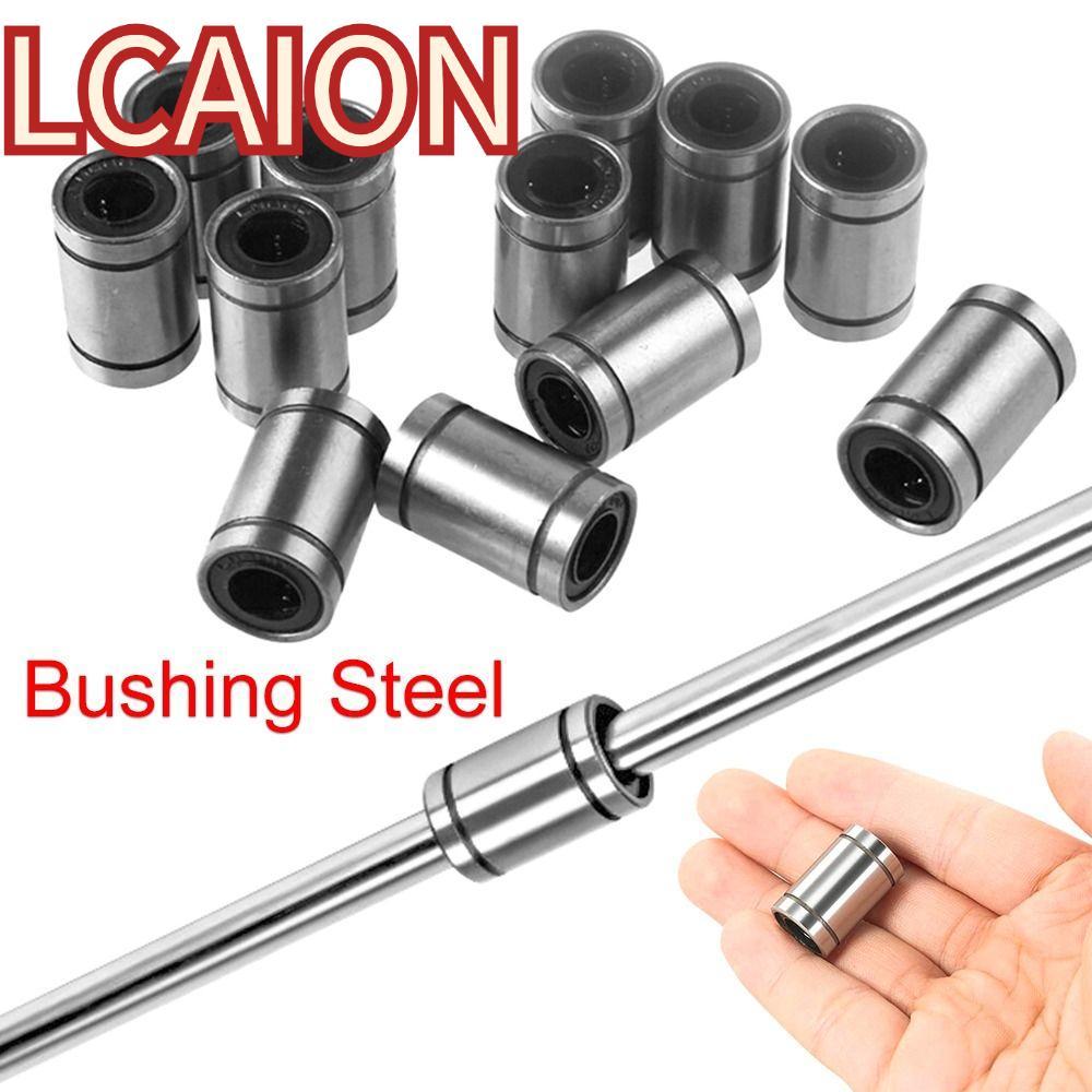 LCAION Bushing Thép CNC Phần Thép Chrome Bền LM3UU LM4UU LM5U LM6UU