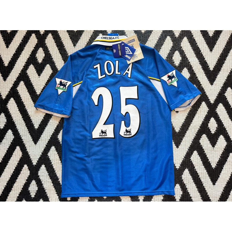 Huy hiệu treo Chelsea 1997 Full Zola