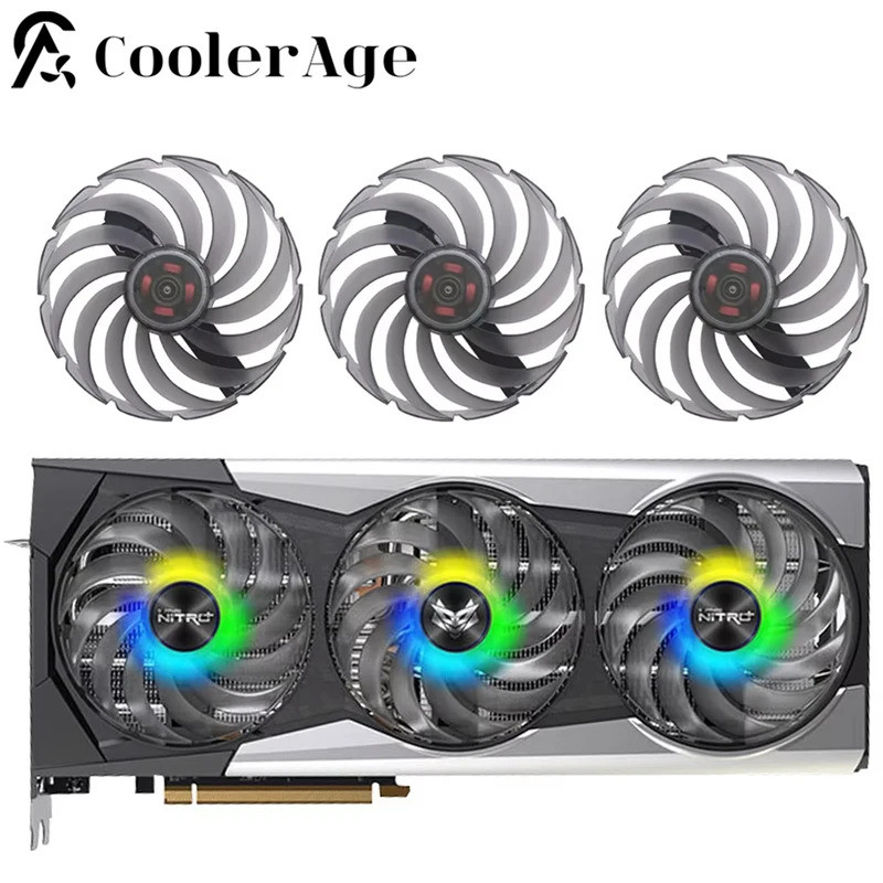 Dành Cho Sapphire NITRO + AMD Radeon RX 6900 XT SE Quạt Card Video 95MM FDC10U12D9-C RX6900XT Card Đ