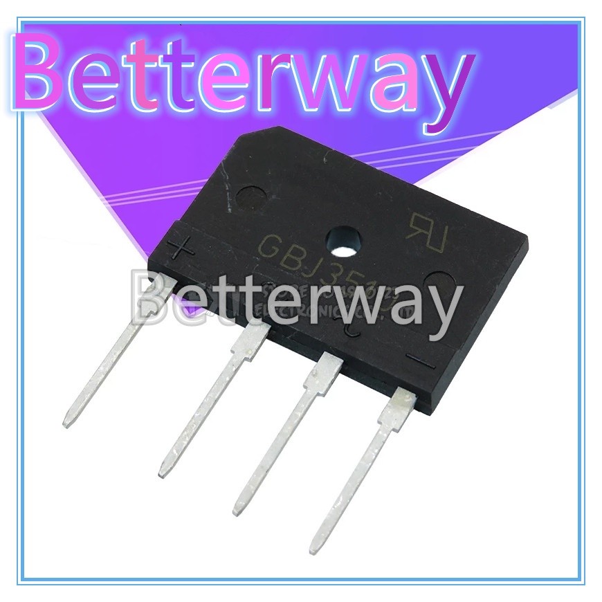 5 CHIẾC KBJ3510 GBJ3510 35A 3510 1000V KBJ2510 GBJ2510 25A 1000V 2510 CHỈNH BRIDGE Betterway