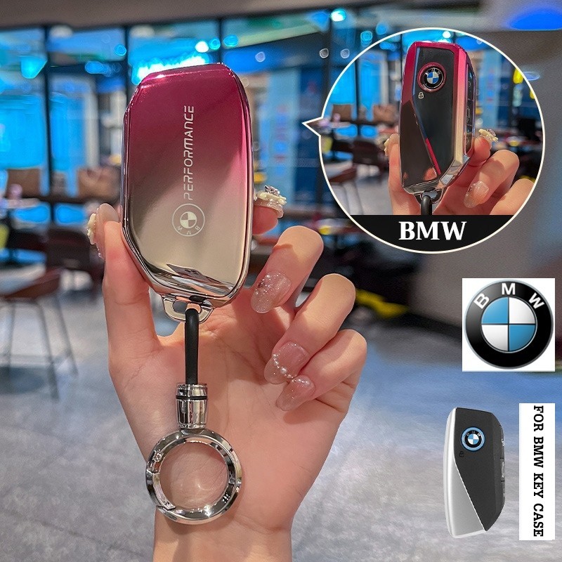 BMW iX / i Series Vỏ chìa khóa điều khiển từ xa ô tô TPU cao cấp mới cho BMW M60 / iX1 / iX2 / iX3 /