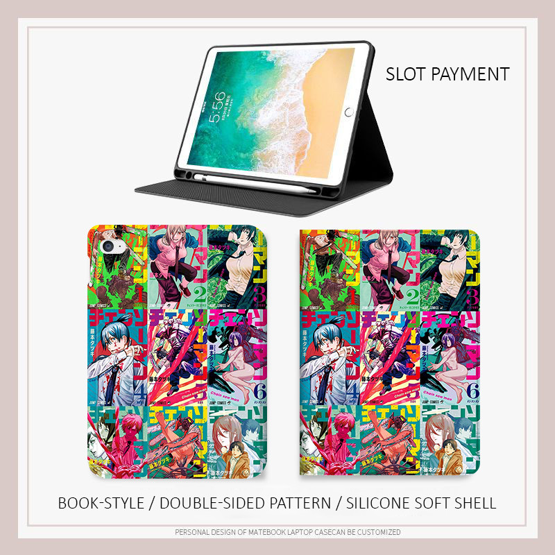 Ốp lưng chainsaw man colorful ipad air m3 ipad a16 gen 11 Air M3 Air 4/5/6 Air7 10.2 Gen 7/8/9 Gen10