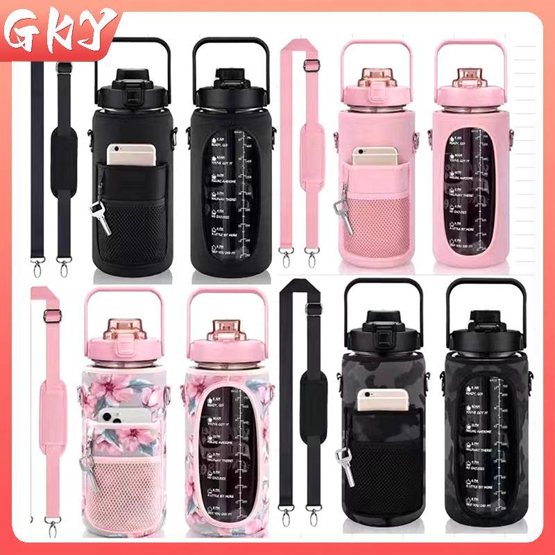 Túi đựng bình nước di động GKY có điện thoại Nhà thơ cho Stanley 64oz Tumbler có tay cầm Túi đựng ch