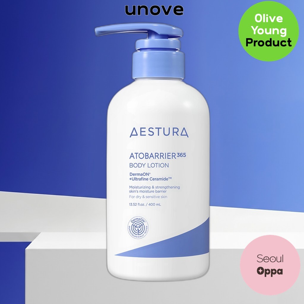 [aestura] Sữa dưỡng thể Atobarrier365, 400ml, 1pc / Sữa dưỡng thể Hàn Quốc / Rào cản ẩm / Chính hãng