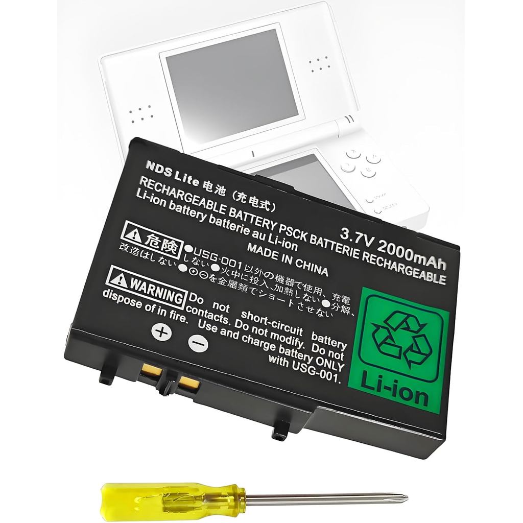 USG-003 cho pin Nintendo DS Lite - Thay pin USG-001 Tương thích với Nintendo DS Lite, NDS Lite, DSL,