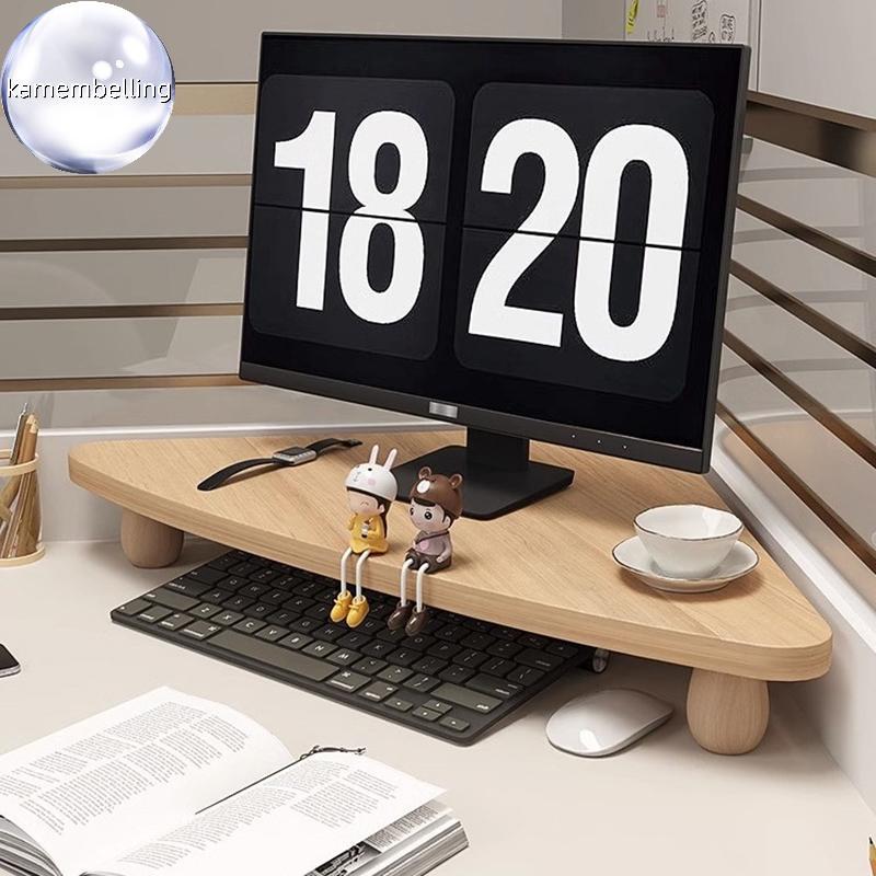 Kamembelling 90 Độ Tam Giác Màn Hình Giá Đỡ PC Màn Hình Gỗ Ra Để Bàn Màn Hình Đứng Để Bàn Sắp Xếp Lư