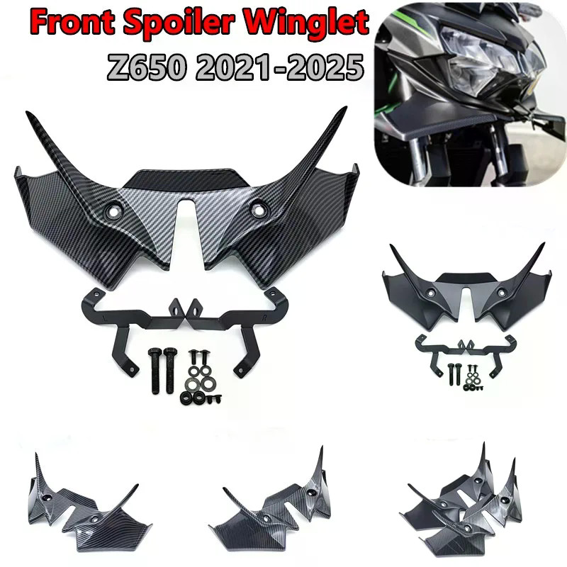 Phụ Kiện Xe Máy Z650 Cánh Gió Trước Cánh Cánh Gió Khí Động Học Cánh Gió Trước Fairing Cho Kawasaki Z
