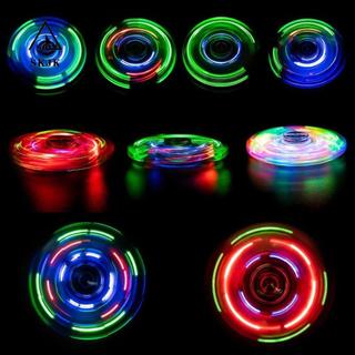 Skjk LED Ánh Sáng Ngón Tay Đồ Chơi Đồ Chơi Cho Trẻ Em 1 Máy Tính Xoay Giảm Áp Lực Phát Sáng Trong Bóng Tối Tay Spinner Cầm Tay