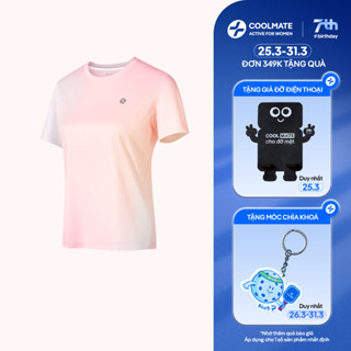 [ĐƠN 349K TẶNG QUÀ] Áo T-Shirt thể thao chạy bộ nữ Graphic Rainbow thoáng khí nhanh khô - Coolmate Active For Women