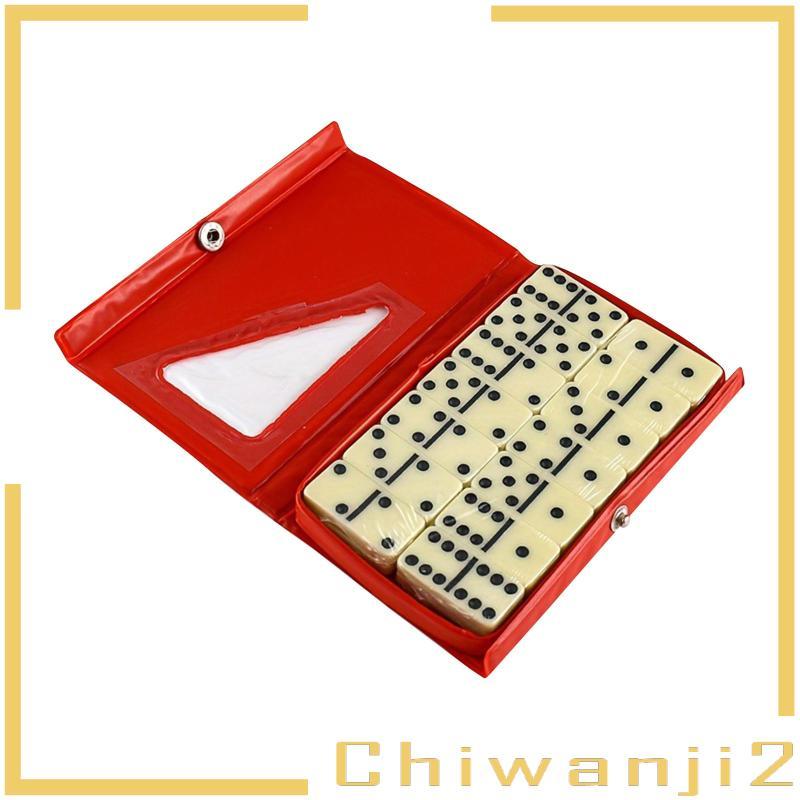 Dominos Set 28 Miếng Double Six Dominos Game Ban Đêm Ủng Hộ Hoạt Động Bảng Số Trò Chơi Bàn Trò Chơi 
