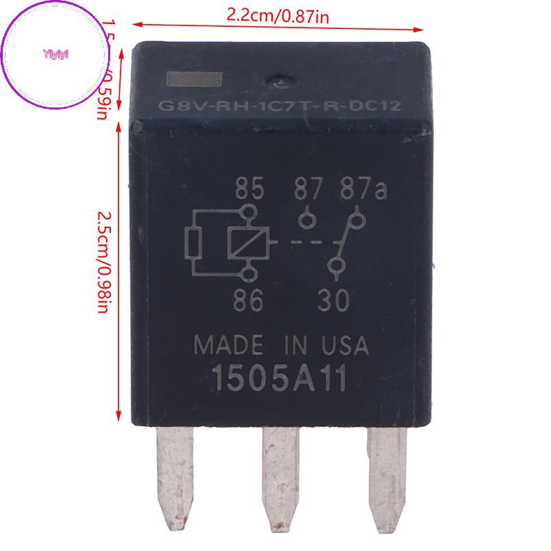 Yiyi G8V-RH-1C7T-R-DC12 G8VRH1C7TRDC12 12V Rơle ô tô SPDT 35A 12VDC 5Pins VN