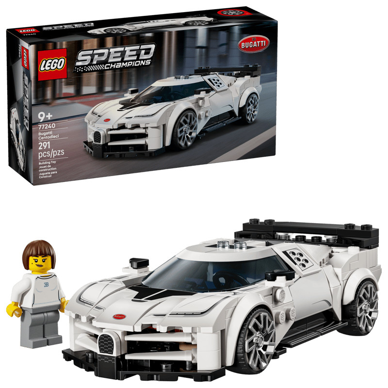 LEGO SPEED CHAMPIONS 77240 Đồ Chơi Lắp Ráp Siêu Xe Thể Thao Bugatti Centodieci