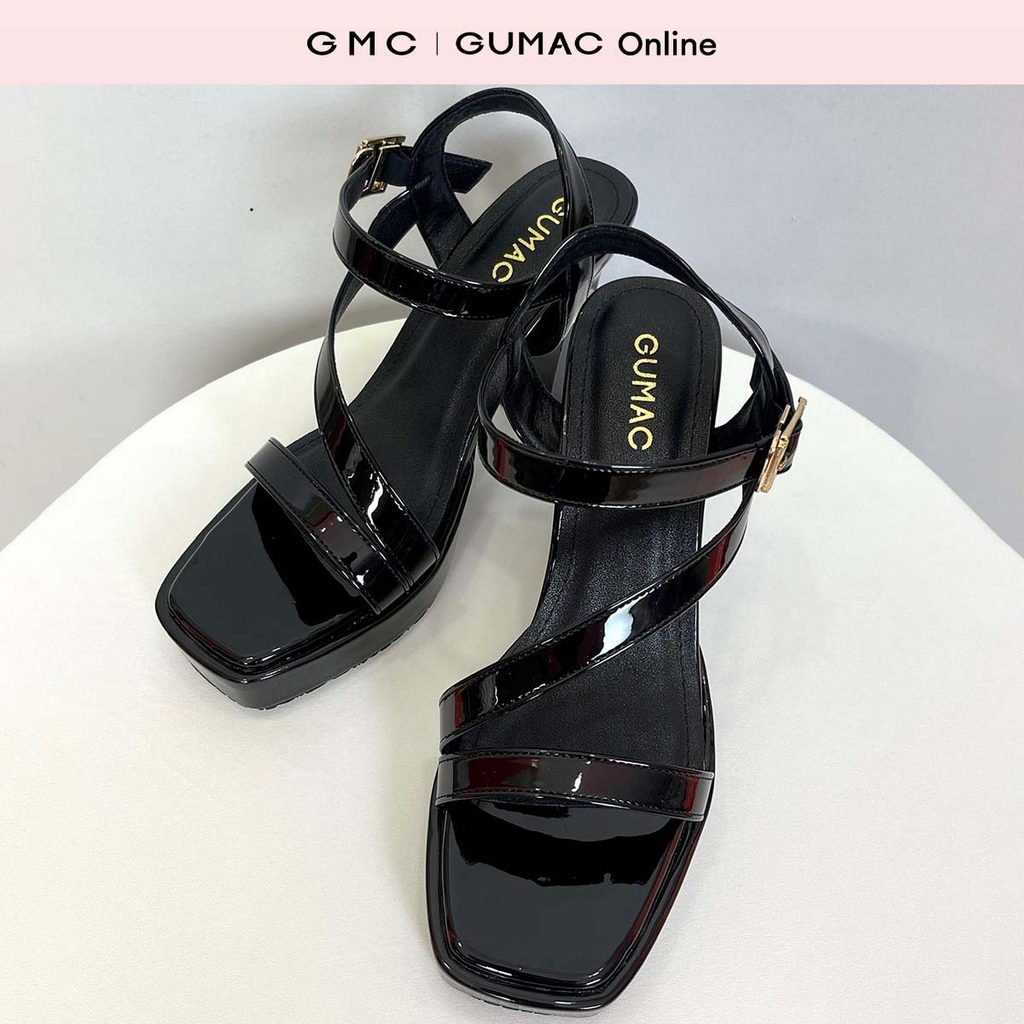 Giày cao gót GUMAC kiểu sandal trẻ trung GF12004