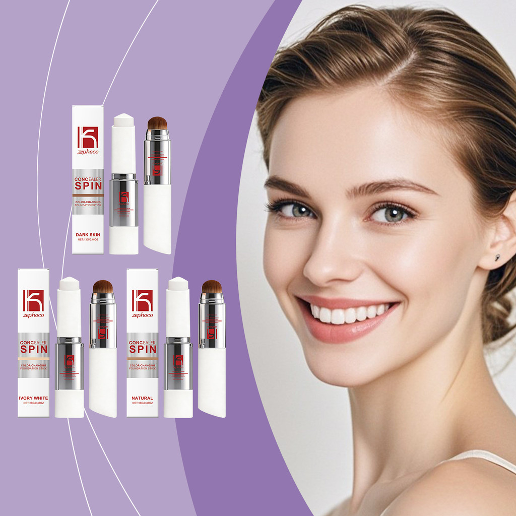 Kem nền thìa hồng 13g – Hai đầu, đổi màu để che khuyết điểm / đường viền