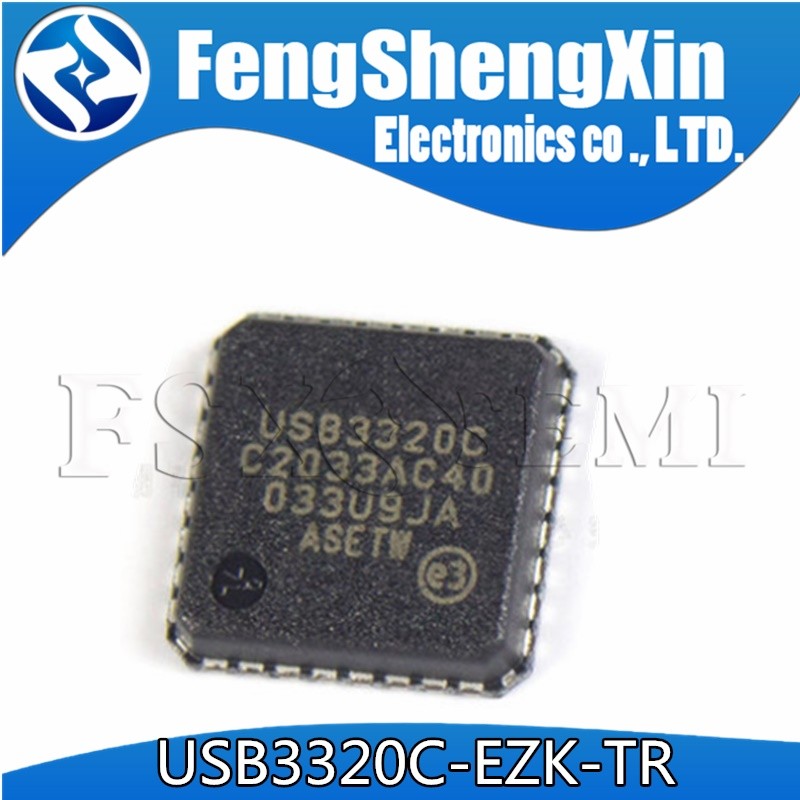 10 Cái / lốc USB3320C-EZK-TR USB3320C-EZK USB3320C QFN32 Bộ thu phát ổ đĩa IC chip