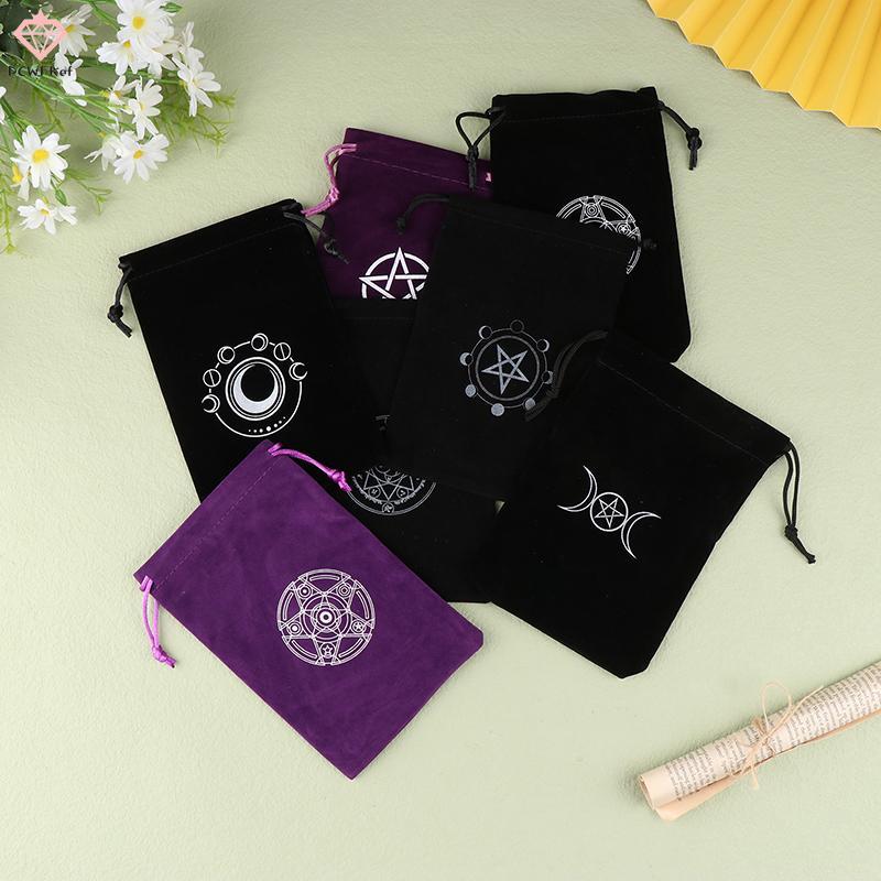 [PCW-T] 1 Túi đựng thẻ Oracle Velvet 's Runes Chòm sao Phù thủy Bói toán Phụ kiện trang sức Túi xúc 