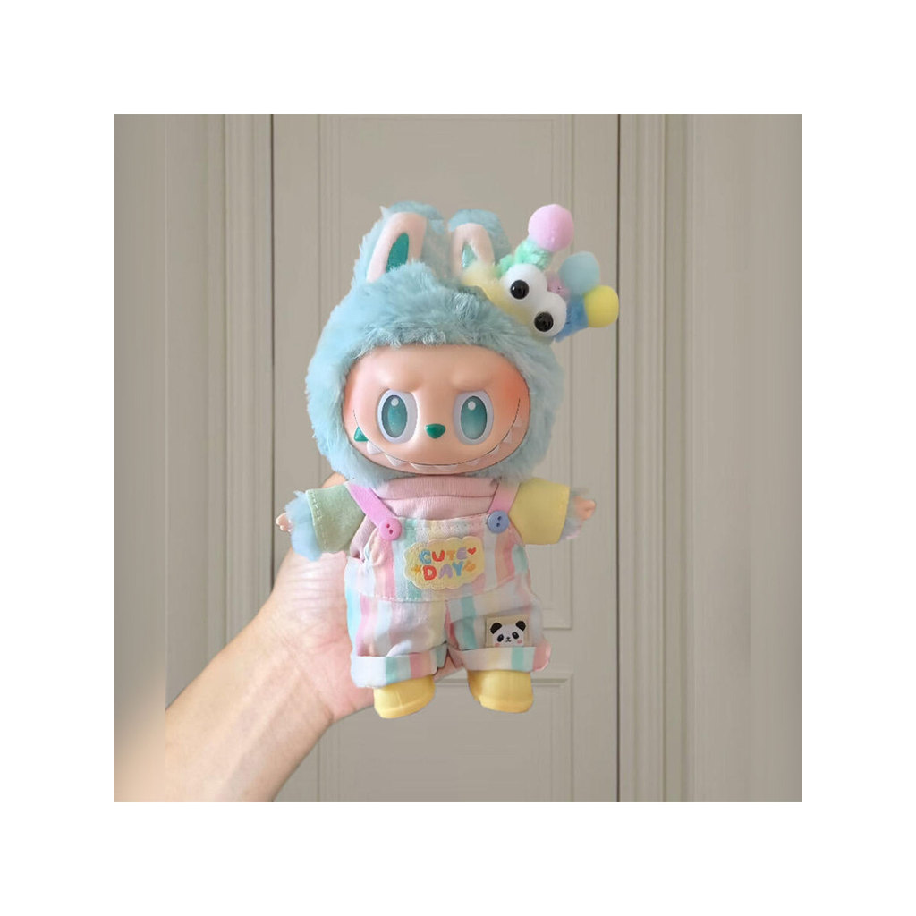 quần áo labubu macaron áo thun labubu quan ao labubu Bình tĩnh labubububu3.0 Quần áo trẻ em 17cm Tra