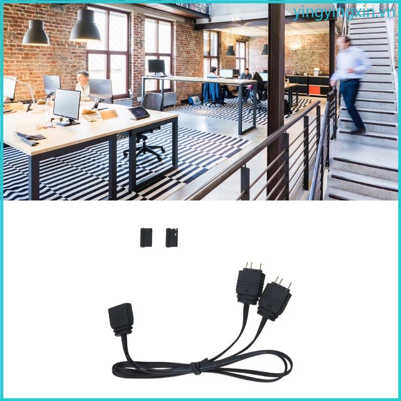 YIN 1PC 5V 3Pin VDG sang 5V 3Pin ARGB SYNC Adapter Cáp Cho Gigabyte Bo Mạch Chủ SYNC PC Khung Xe Quạ