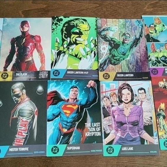 Berlin DC Justice League Bộ sưu tập thẻ Bộ sưu tập thẻ 1 gói 8 thẻ Berlin Sản phẩm chính hãng Hộp bí