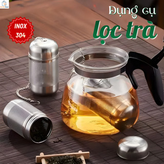 Tea Infuser lọc trà siêu mịn, chất liệu thép không gỉ an toàn thực phẩm