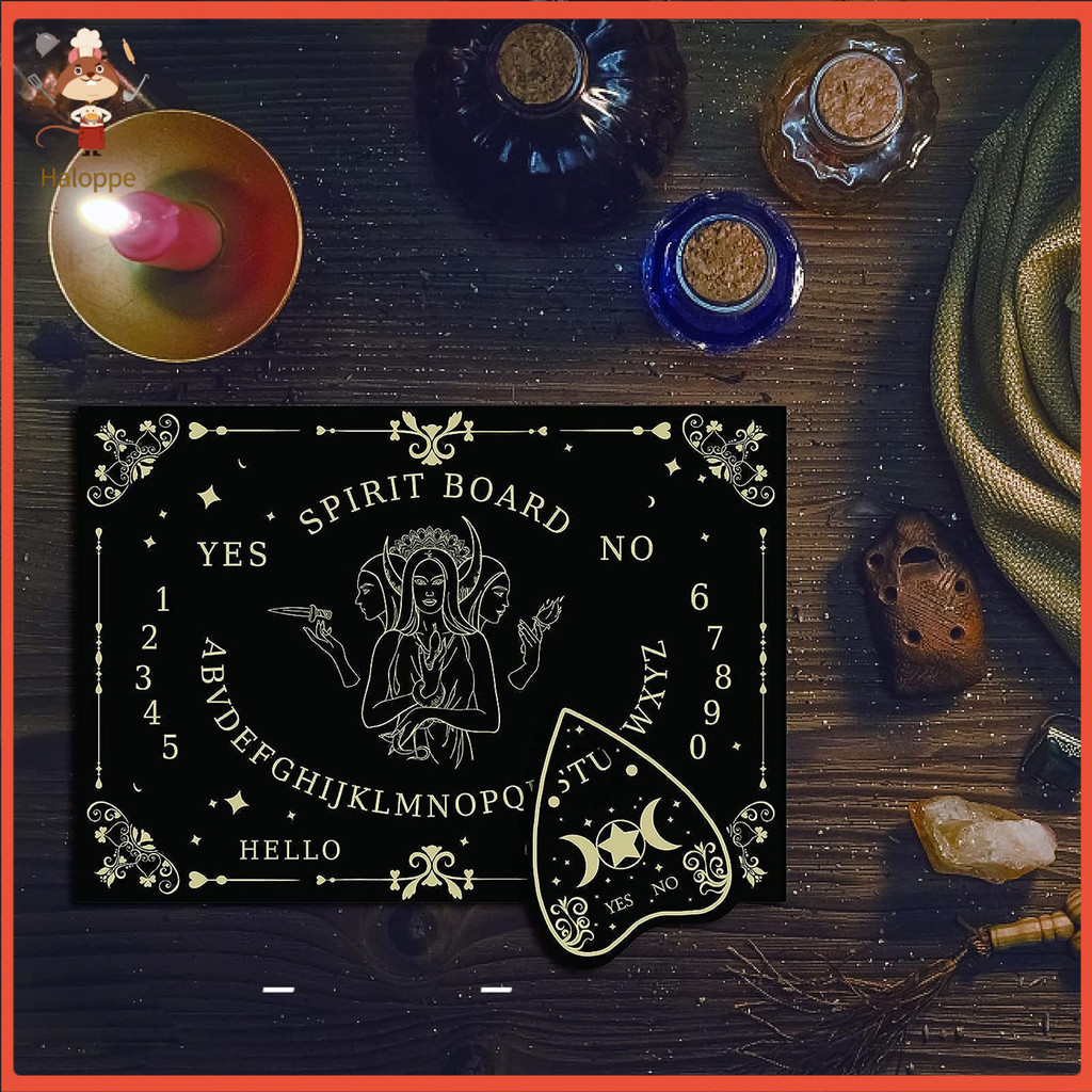 [Haloppe] Bảng nói Ouija Hỗ trợ ra quyết định trực quan Mở khóa Hướng dẫn huyền bí với câu đố bảng O