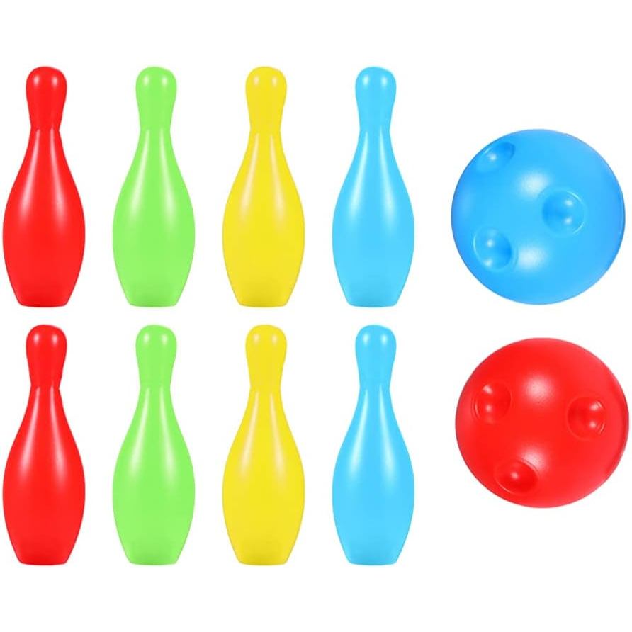 Bộ Bóng Bowling Nhựa Trẻ Em Bowling Đồ Chơi Bowling Chân Đồ Chơi Bowling Bộ Bóng Bowling Bộ Chơi Bow